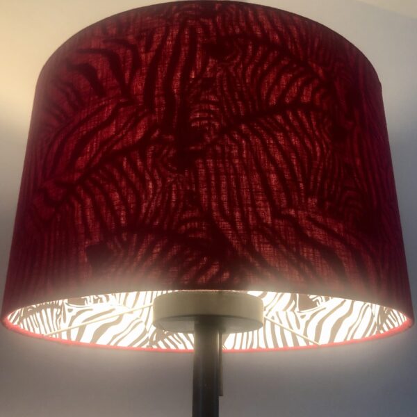 Zebra Print Lampshade