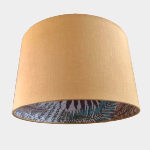 Yellow Fern Lampshade